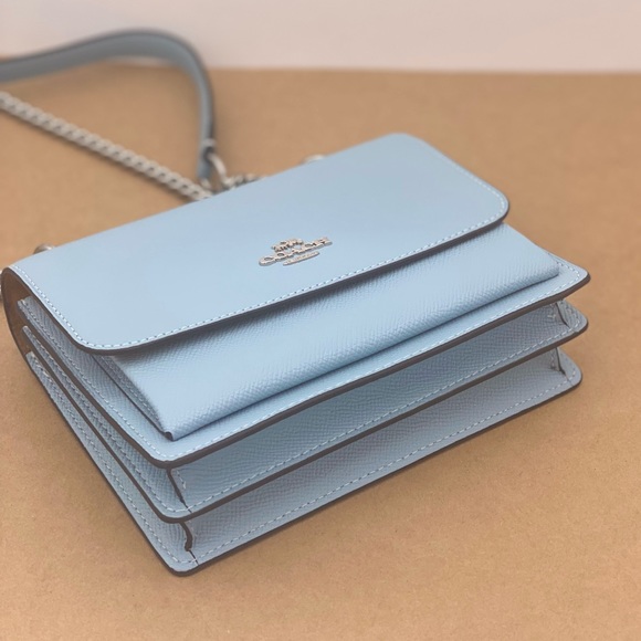 Coach Crossgrain Leather Mini Klare Crossbody Shoulder Bag - Picture 9 of 13